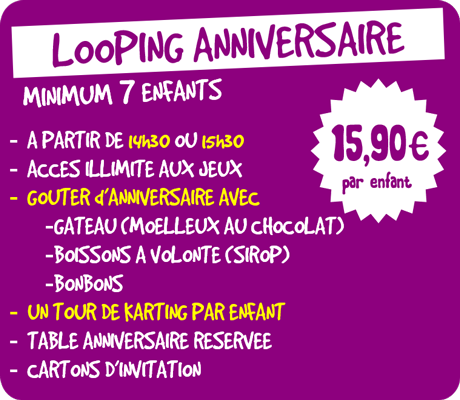 looping anniversaire
